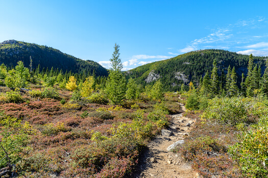 laurentide parc randonnee sentier colline nature quebec canada monplanvoyage