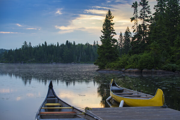 mauricie canoe lac parc nature quebec canada monplanvoyage