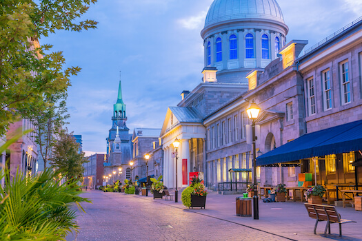 montreal vieux quartier rue quebec canada monplanvoyage