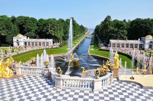 saint petersbourg peterhof jardin russie monplanvoyage