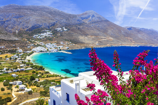 aegiali baie plage amorgos cyclade grece monplanvoyage