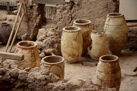 akrotiri santorin archeologie cyclade grece monplanvoyage