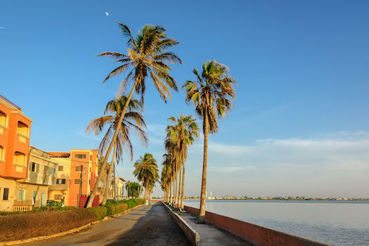 saint louis palmier cote coucher de soleil senegal afrique monplanvoyage