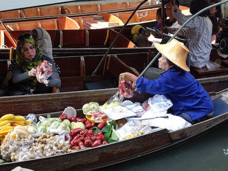 bangkok marche canal food thailande monplanvoyage 