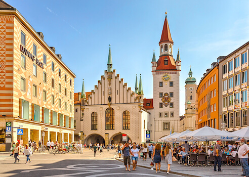 munich vieille ville place eglise architecture allemagne monplanvoyage