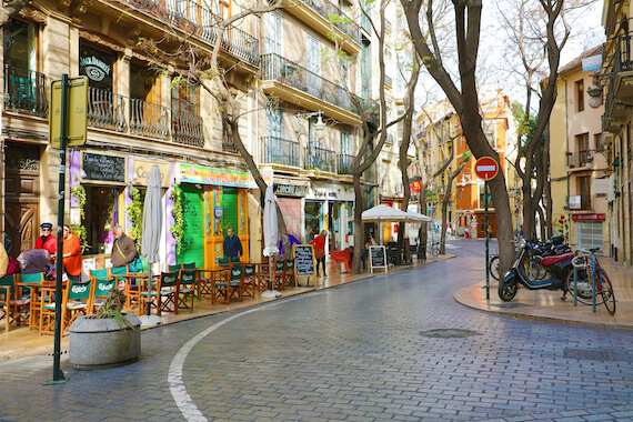 valencia cafe rue terrasse espagne monplanvoyage