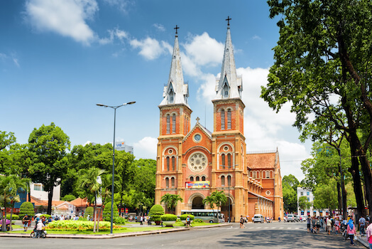 ho chi minh saigon basilique culture art vietnam monplanvoyage