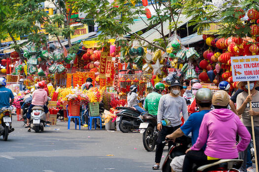 ho chi minh saigon marche food fleur vietnam monplanvoyage