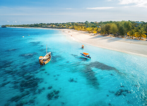 zanzibar croisiere bateau dhow eau turquoise plage archipel ile tanzanie monplanvoyage