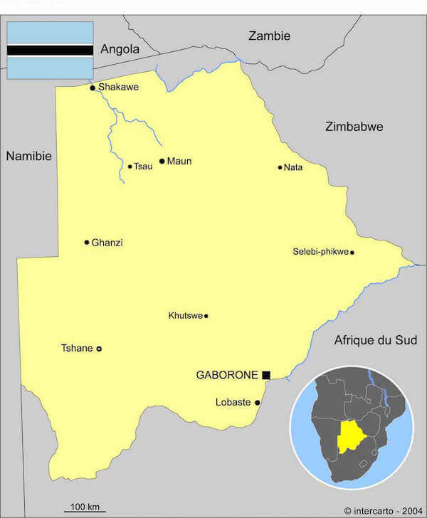 botswana carte monplanvoyage