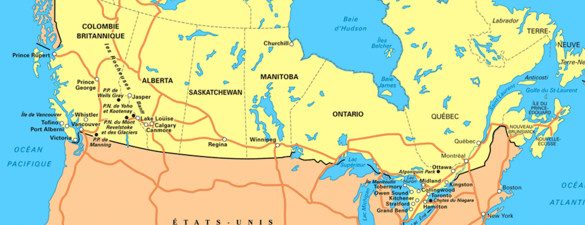 canada carte monplanvoyage