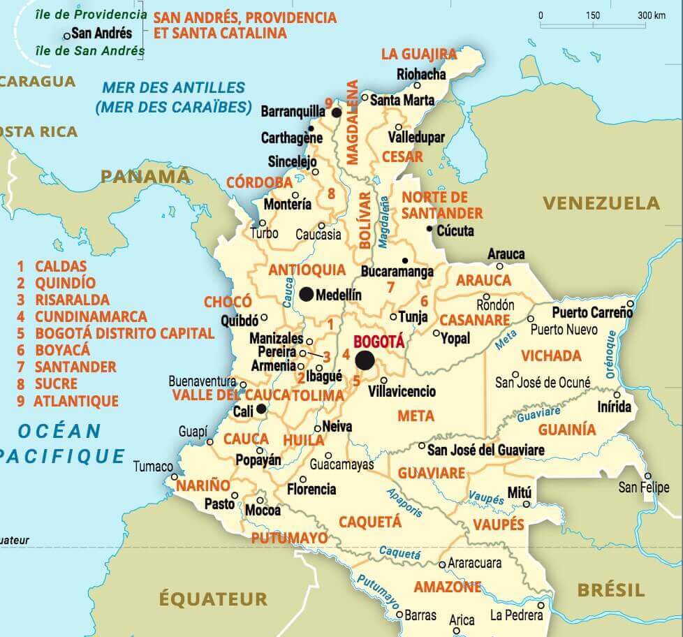 colombie carte monplanvoyage 2