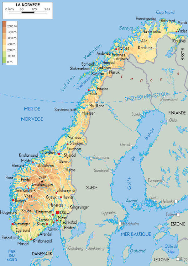 norvege carte monplanvoyage