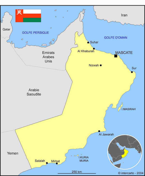 oman carte monplanvoyage