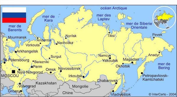 russie carte monplanvoyage