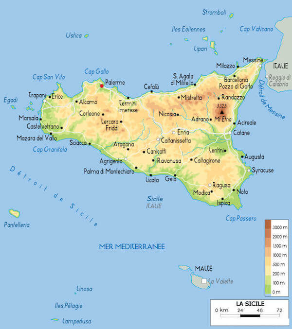 sicile carte monplanvoyage