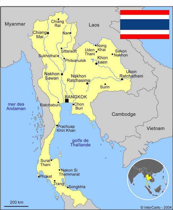 thailande carte monplanvoyage