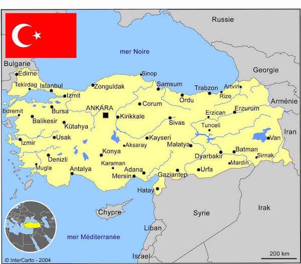 turquie carte monplanvoyage