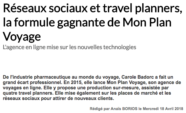 Article TourMag - MONPLANVOYAGE