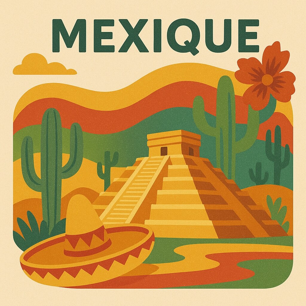mexique illustration monplanvoyage