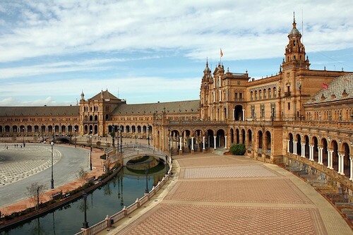 place de Espagne Séville MONPLANVOYAGE