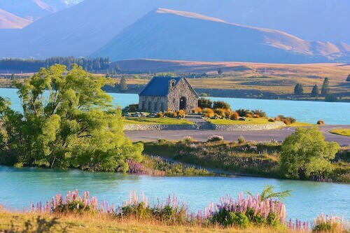 Nouvelle Zelande lac tekapo MONPLANVOYAGE